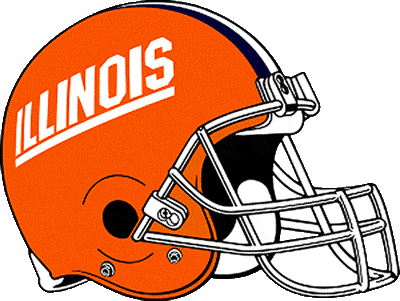 Illinois Fighting Illini 1989-2004 Helmet Logo diy DTF decal sticker